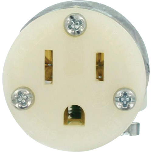 Hospital Grade Extension Plug Connector, 5-15R, Nylon - Extension Plug Connector - XI199