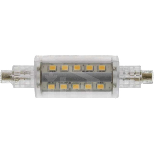 LED Light Bulb, Tube, 6 W, 100 Lumens, R7s Base
