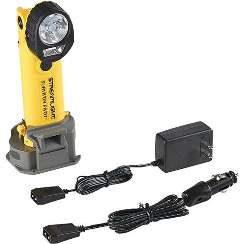 Survivor Pivot<sup>®</sup> Magnetic Flashlight, LED, 325 Lumens, Rechargeable Batteries