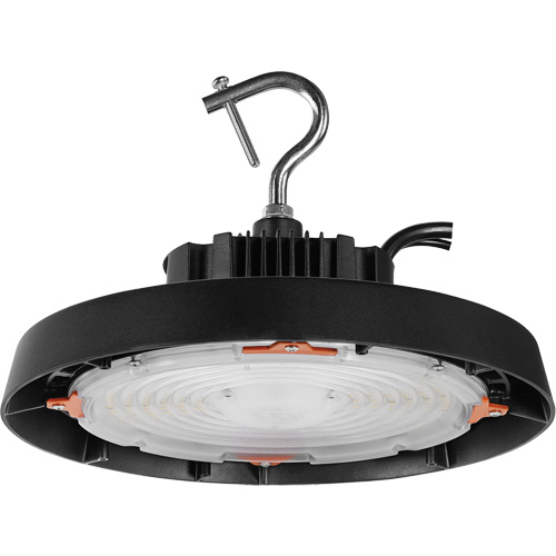 UFO High Bay Light, LED, 120 - 347 V, 100 W, 7.3" H x 11" W