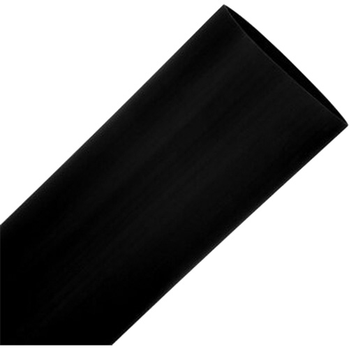 Black Heat Shrink Tubing, Thin Wall, 100', 0.75" (19.05 mm) - 1.5" (38.1 mm)