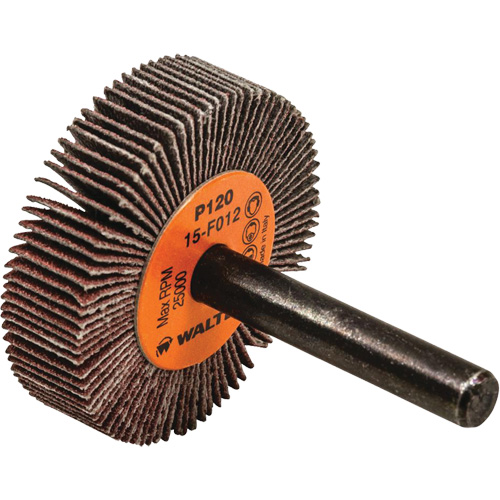 Coolcut™ Flap Wheel, Aluminum Oxide, 120 Grit, 1-1/2" x 3/8" x 1/4"