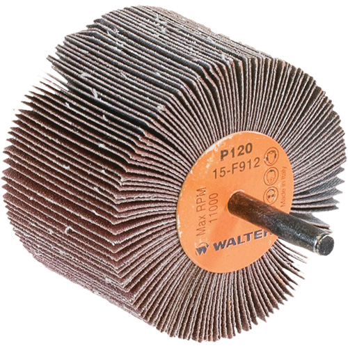 Flap Wheels-Coolcut™ Flap Wheels, Aluminum Oxide, 120 Grit, 3" x 2" x 1/4"