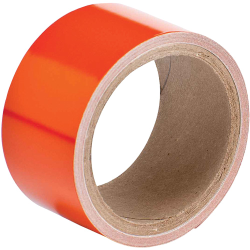 Reflective Marking Tape, 2" x 15', Acrylic, Orange