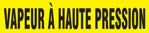 French Pipe Marker: Vapeur À Haute Pression