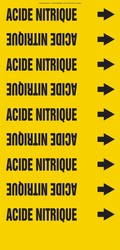 French Pipe Marker: Acide Nitrique