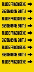 French Pipe Marker: Fluide Frigorigène