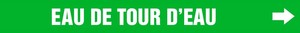 French Pipe Marker: Eau De Tour D'Eau