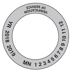 VERIFICATION OF SERVICE COLLAR