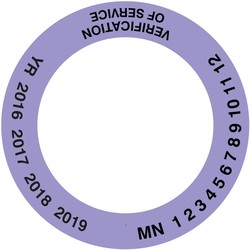 Safety Sign: Verification Of Service Collar