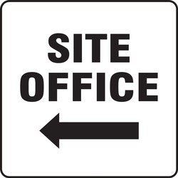 Contractor Preferred Corrugated Plastic Sign: Site Office