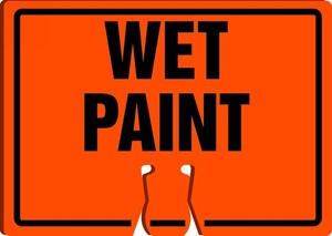 Cone Top Warning Signs