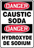 BILINGUAL SAFETY SIGN - FRENCH