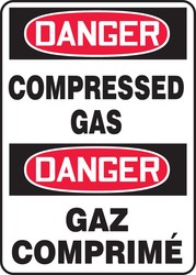 BILINGUAL SAFETY SIGN - FRENCH