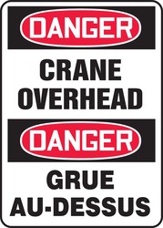 BILINGUAL SAFETY SIGN - FRENCH