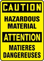 BILINGUAL SAFETY SIGN - FRENCH