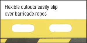 Rope Sign: Restricted Area