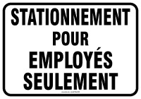 SAFETY SIGN - FRENCH