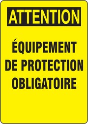 BILINGUAL FRENCH SIGN