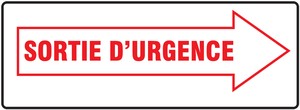 FRENCH SIGN - EMERGENCY EXIT