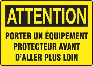 FRENCH SIGN - PPE
