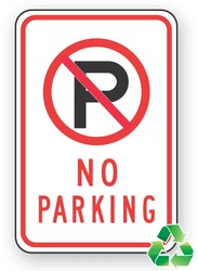 Recycle-Grade Facility Traffic Signs