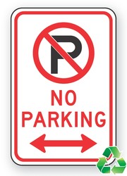 Recycle-Grade Facility Traffic Signs