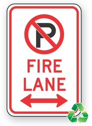Recycle-Grade Facility Traffic Signs