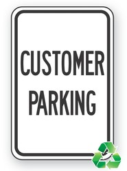 Recycle-Grade Facility Traffic Signs