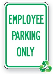 Recycle-Grade Facility Traffic Signs