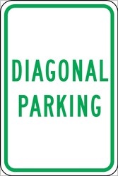Traffic Sign: Diagonal Parking