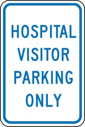 Hospital Visitor Parking Only