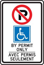 PARKING SIGN - HANDICAPPED