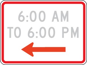 Parking Restriction Sign