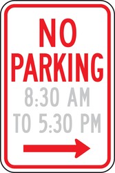 Parking Restriction Sign