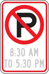 Parking Restriction Sign