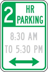 Parking Restriction Sign