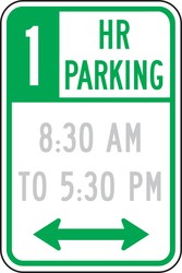 Parking Restriction Sign