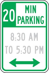 Parking Restriction Sign