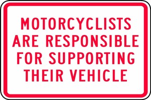 MOTORCYCLE SIGN