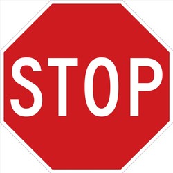 Recycle-Grade Facility Traffic Signs