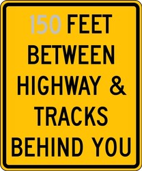 Semi-Custom Rail Road: _ Feet Between Highway & Tracks Behind You