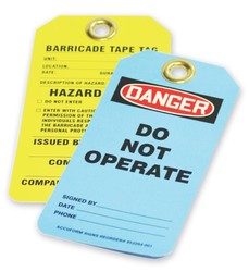 Custom Safety Tag Materials: RS-Flexcard Tags