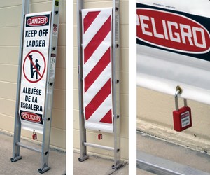 Ladder Shield™ OSHA Danger Wrap: Keep Off Ladder