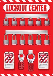 12-Padlock Lockout Store-Board™
