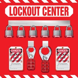 6-Padlock Lockout Store-Board™