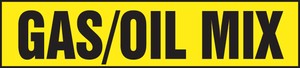Safety Label: Gas Oil Mix
