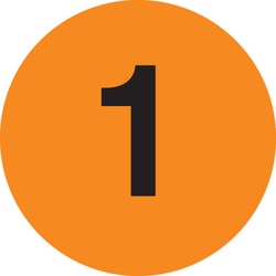 Preprinted Inventory Marking Dots: Numbers