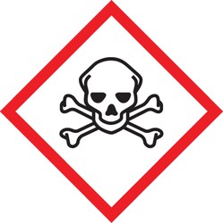 GHS Pictogram Label: Skull & Crossbones