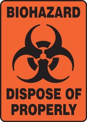Biohazard Sign: Biohazard - Dispose Of Properly